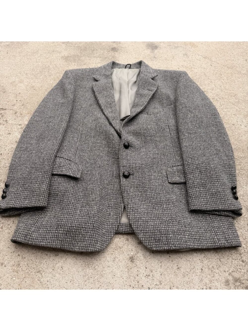Harris Tweed Blazer Men 42 Suit 100% Scottish Wool Jacket Sports Coat Casual
